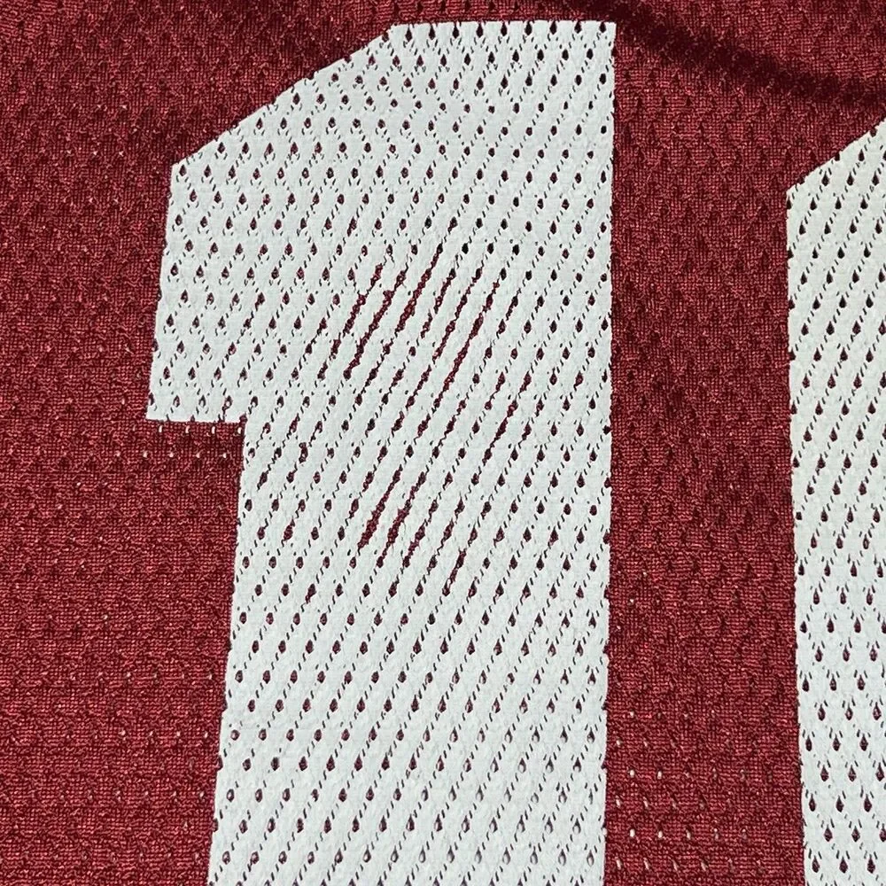 Nebraska Cornhuskers Jersey Mens Medium Red White NCAA Football Adidas #10